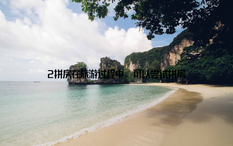 2拼房在旅游过程中, 可以尝试拼房