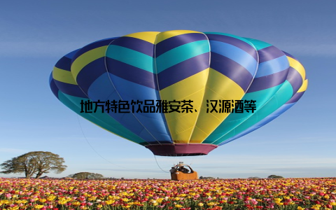 地方特色饮品雅安茶、汉源酒等