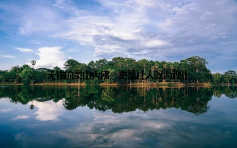 无锡的灵山大佛, 更是让人叹为观止