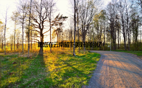 愿您在云南留下美好的回忆!
