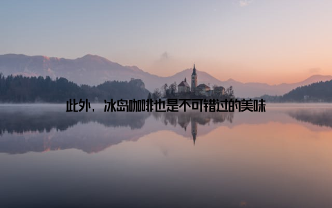 此外, 冰岛咖啡也是不可错过的美味