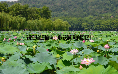 祝您旅途愉快, 收获满满的回忆!